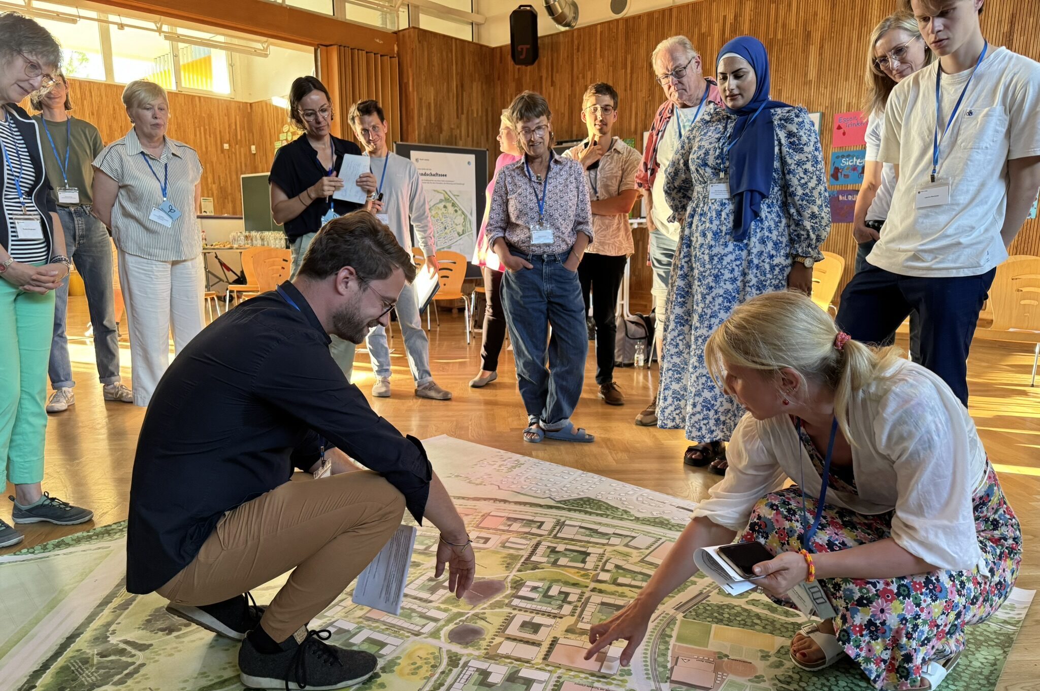 Das Bild zeigt ein Foto des Projekts "Koordinierungsstelle - Leipzig weiter denken", das bei der Townhall Saxony eingereicht wurde.