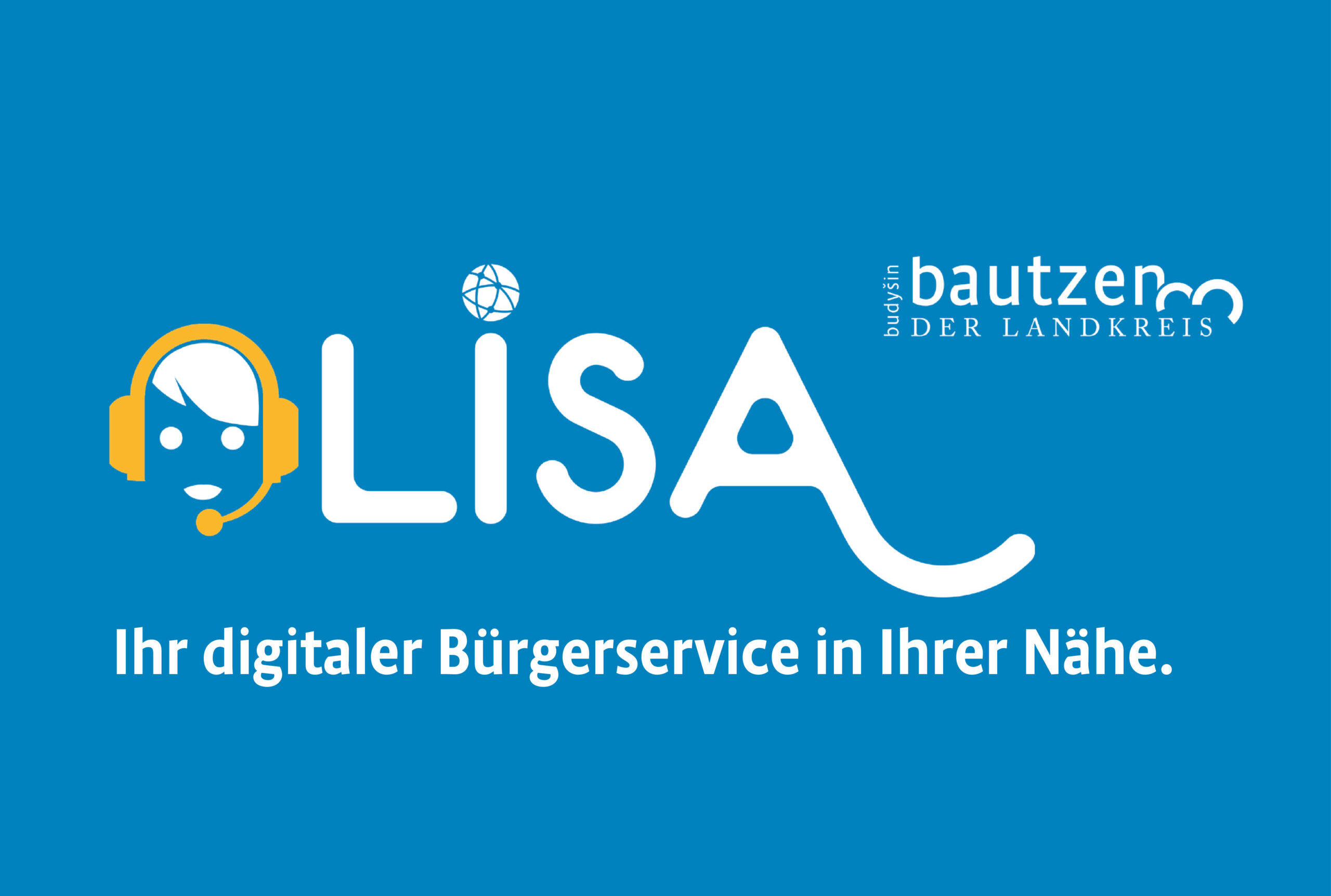 Das Bild zeigt das Logo des Projekts "LISA", das bei der Townhall Saxony eingereicht wurde.